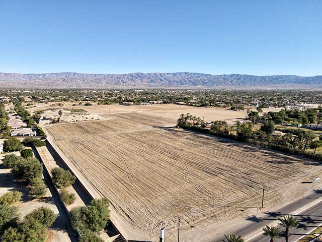 grading the site.